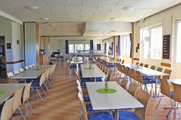 Speisesaal der Unterkunft