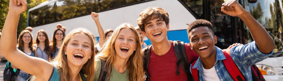 Klassenfahrten als Busreisen – beliebte Bus Reiseziele