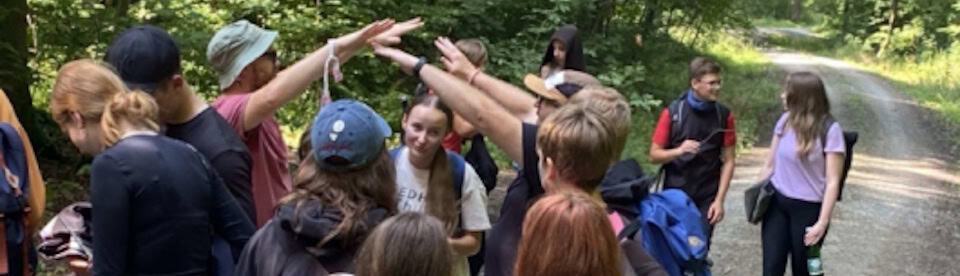 Gemeinsame Aktivität draußen