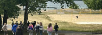 Spaziergang zum Strand