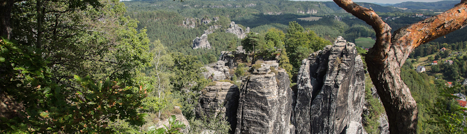 Felsformation in der Sächsischen Schweiz