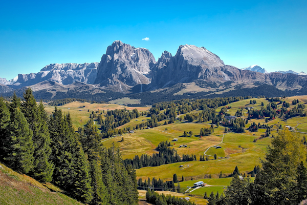Panoramaaussicht Südtirol Berge