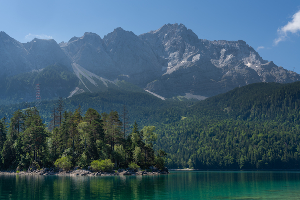 Panoramablick auf die Zugspitze 