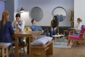 Stay Okay Hostel Sitzgelegenheiten