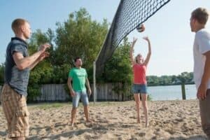 Beachvolleyball Spielen