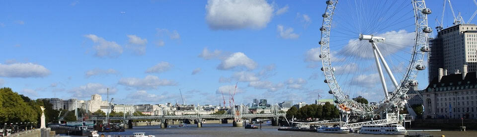 London Eye an der Themse