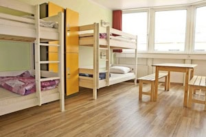 Mehrbettzimmer im wombat`s City Hostel