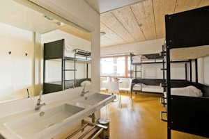 Mehrbettzimmer in der Jugendherberge