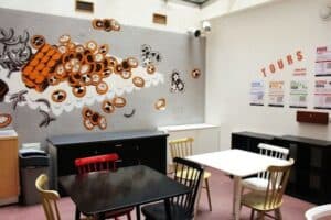 Aufenthaltsraum Klassenfahrt Prag