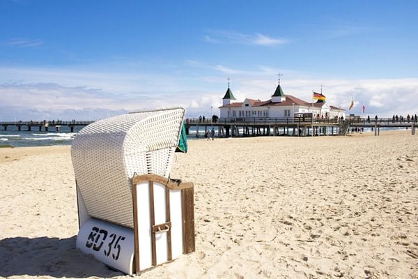 Ostseestrand bei der Klassenfahrt nach Usedom