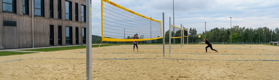 Beach-Volleyball Anlage im Sportcamp