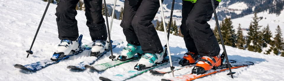 Skier im Schnee Sulefeld